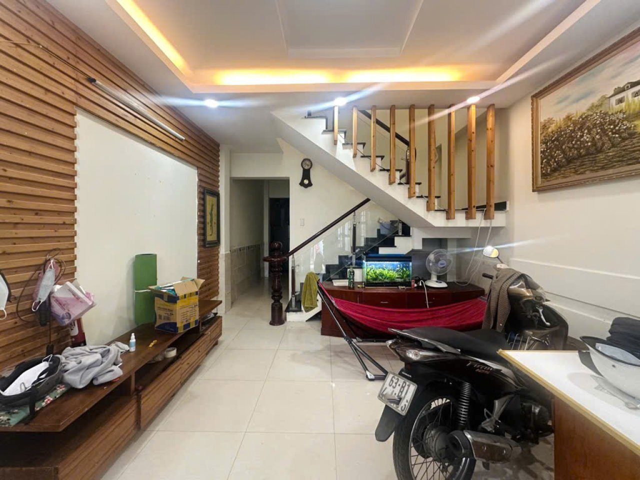 Giảm 150tr! Nhà Nở hậu mỏng 2 tầng HXH 64m2 – Lê Văn Thọ QV - Ảnh chính